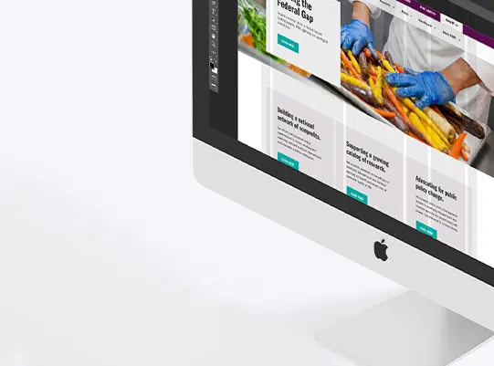 Image showing the design process of the new FIMC website